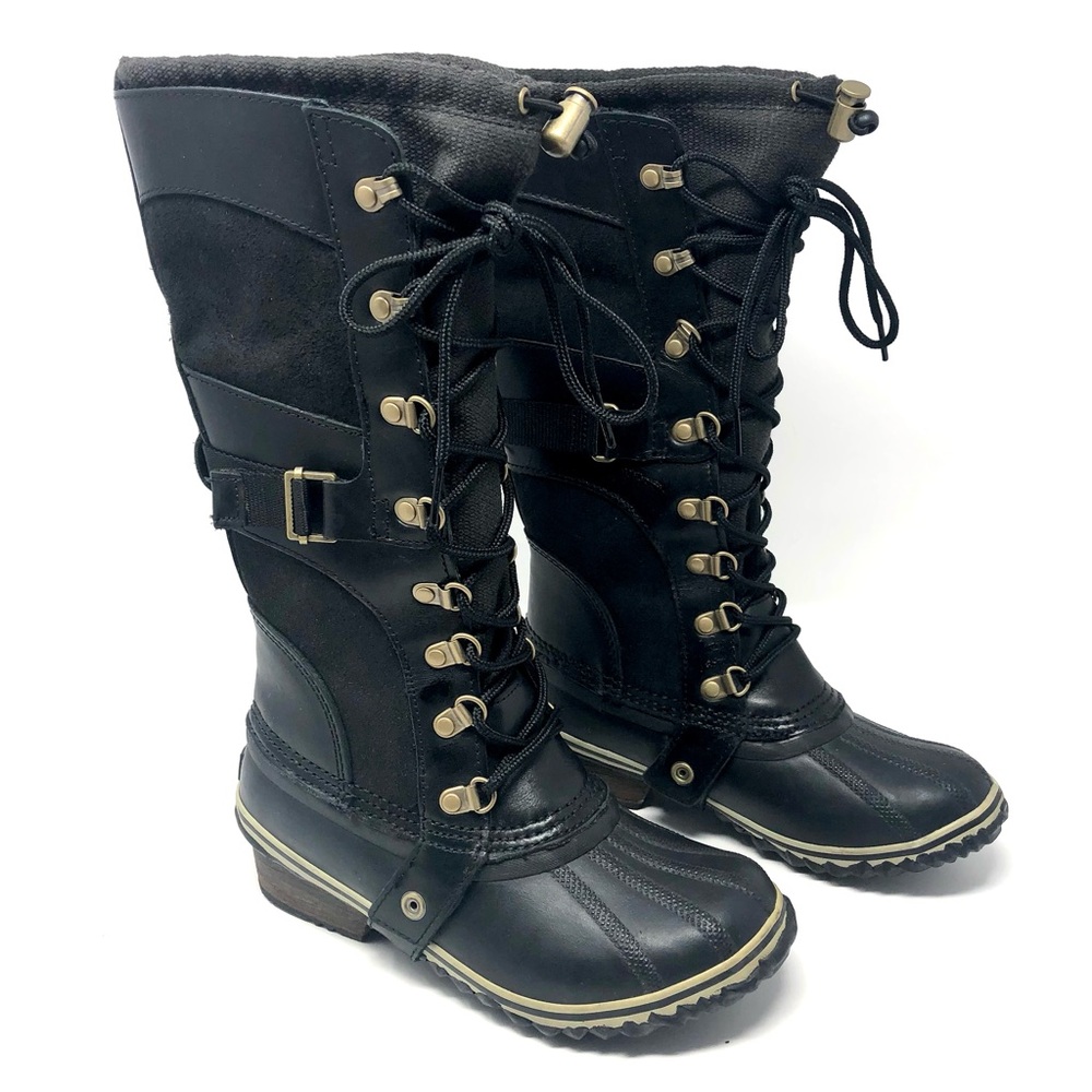 Sorel Conquest Carly winter tall duck boots - size 6